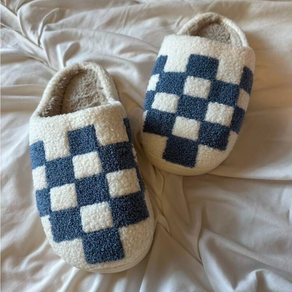 Cozy Checkered Slippers